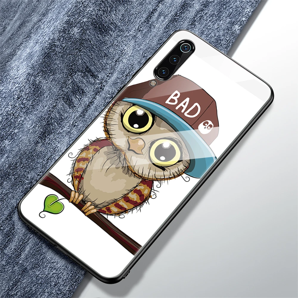 Чехол для телефона из закаленного стекла для Samaung Galaxy A10 A20 A30 A50 A70 M20 A7 Note 10 Pro S10 S10e S8 S9 Plus чехол из ТПУ с узором и цветами - Цвет: MaoTY