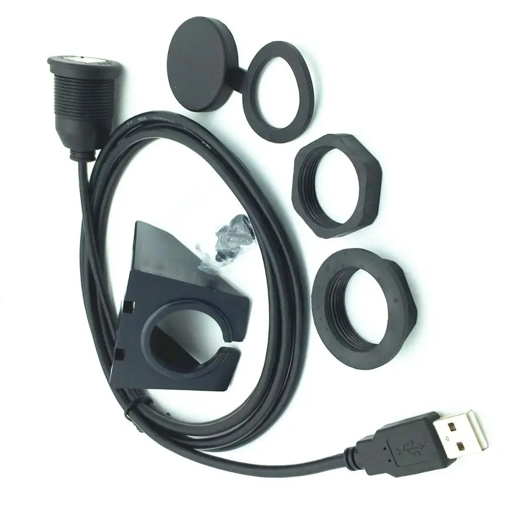 Кабель удлинитель с разъемом USB 2 0 типа А папа на A мама для монтажа панели