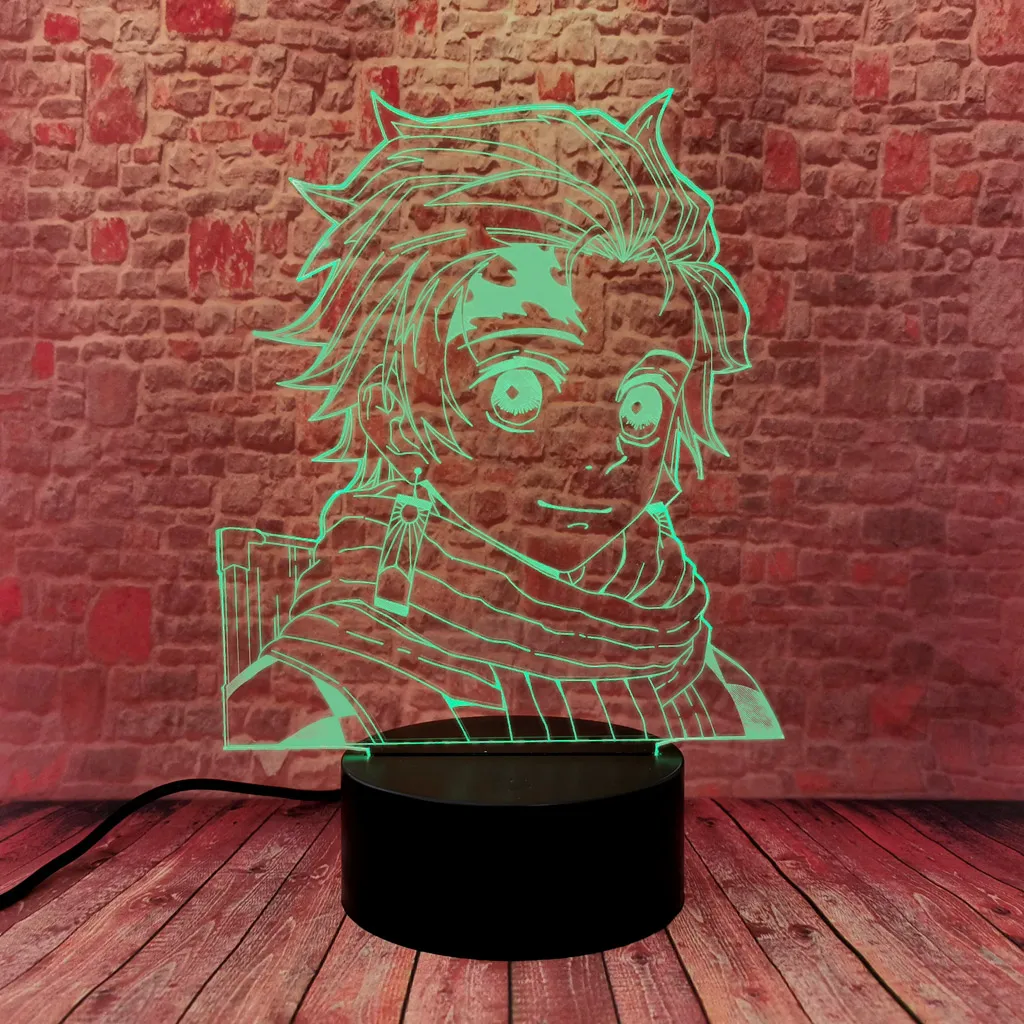 Забавные 3D Иллюзия светодиодный стол ночной Светильник Красочные Изменение