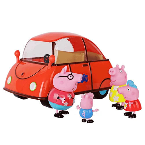 8 Оригинальная игрушка Peppa, Свинка Джордж, фигурки, кукла Peppa, друзья, любовь, обучение, классная сцена, развивающие игрушки, Детский Рождественский подарок - Цвет: 8