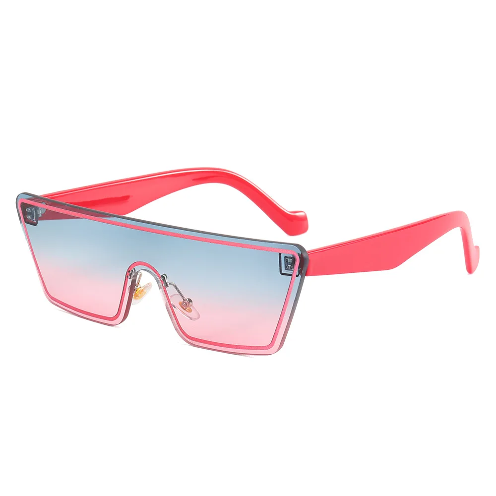 Мужские солнцезащитные очки Гангстер Холо Прямоугольная Черная оправа темные