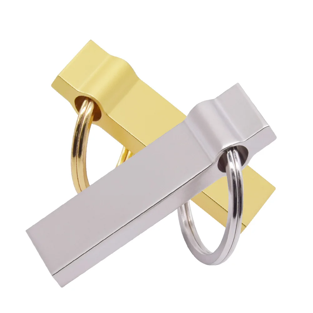 Металлический USB флеш накопитель 128 ГБ 64 32 16 8 4 Гб|USB флэш-накопители| |