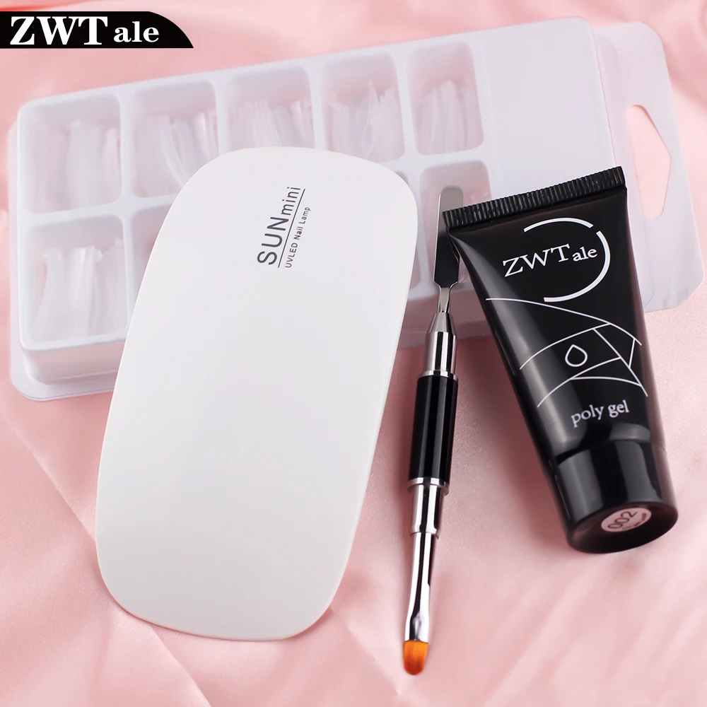 V Love полигель для ногтей акриловый розовый белый прозрачный СВЕТОДИОДНЫЙ УФ гель