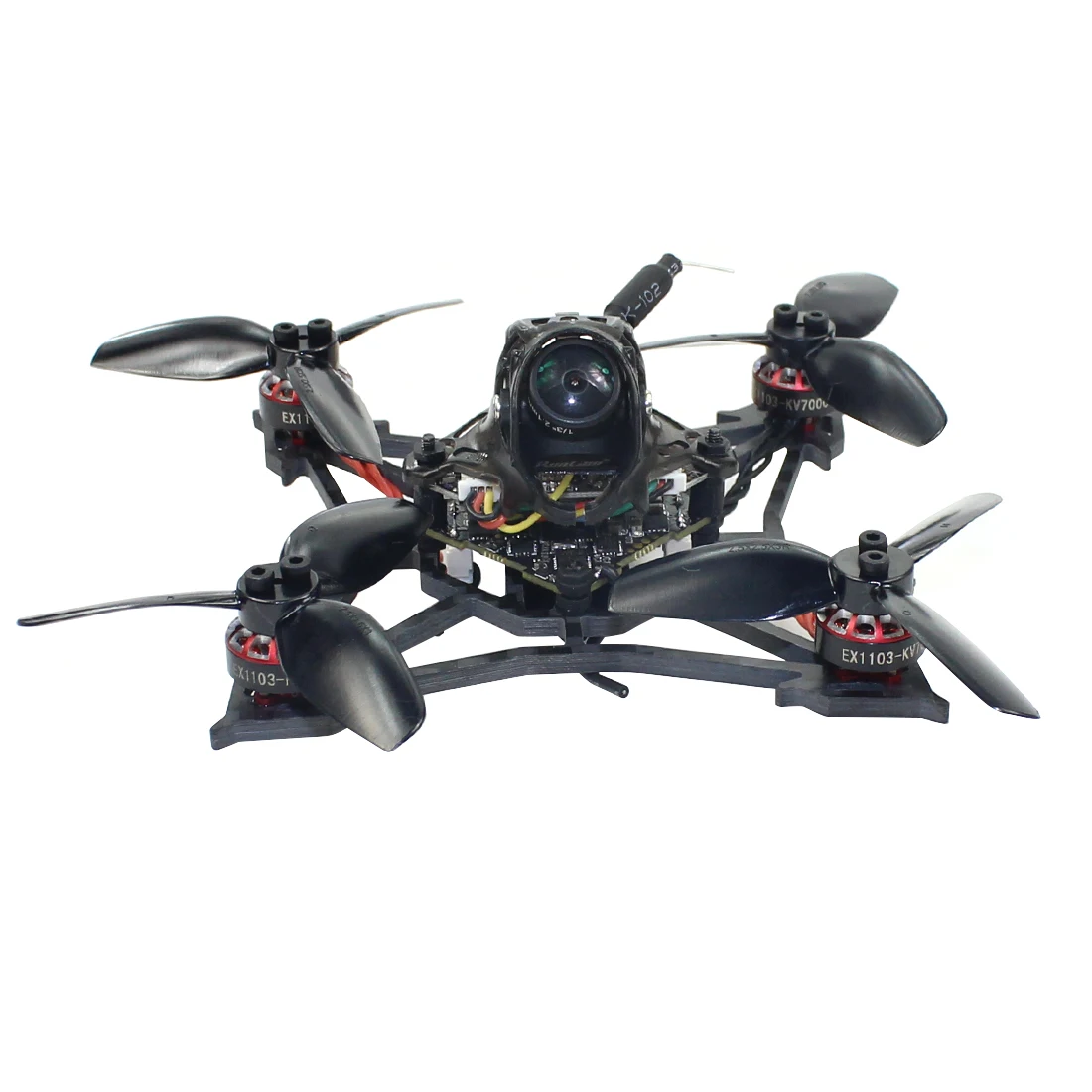 Happymodel Larva X 2-3S 2,5 дюймов бесщеточный FPV гоночный Дрон 100 мм Crazybee F4 PRO V3.0 AIO Контроллер полета камера 25 мВт~ 200 мВт VTX