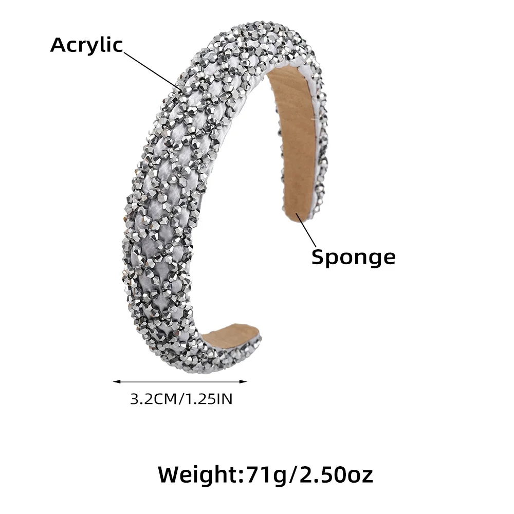 

Fashionable and Simple Acrylic Mesh Hair Band Girl Washing Face Hair Band Wide-brimmed Sponge Hair Accessories