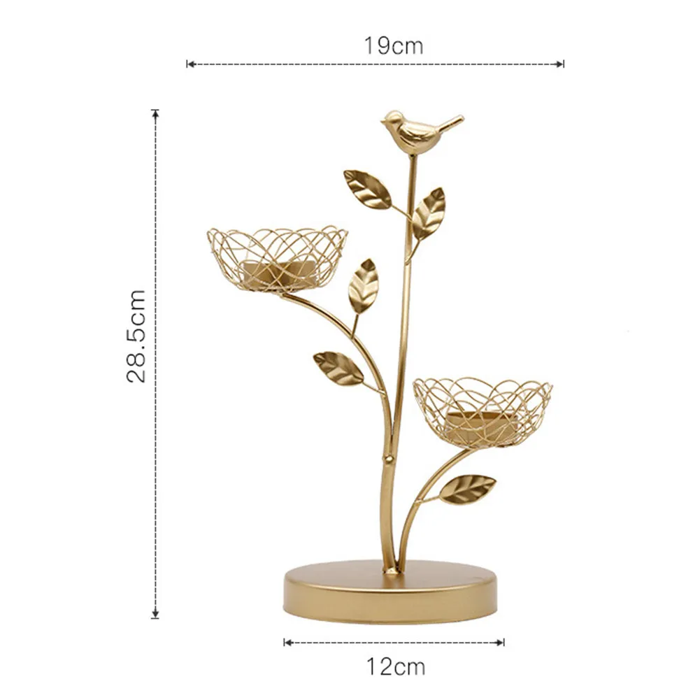 Железный подсвечник Свеча в виде птицы фотолампы фотоподсвечники домашний декор