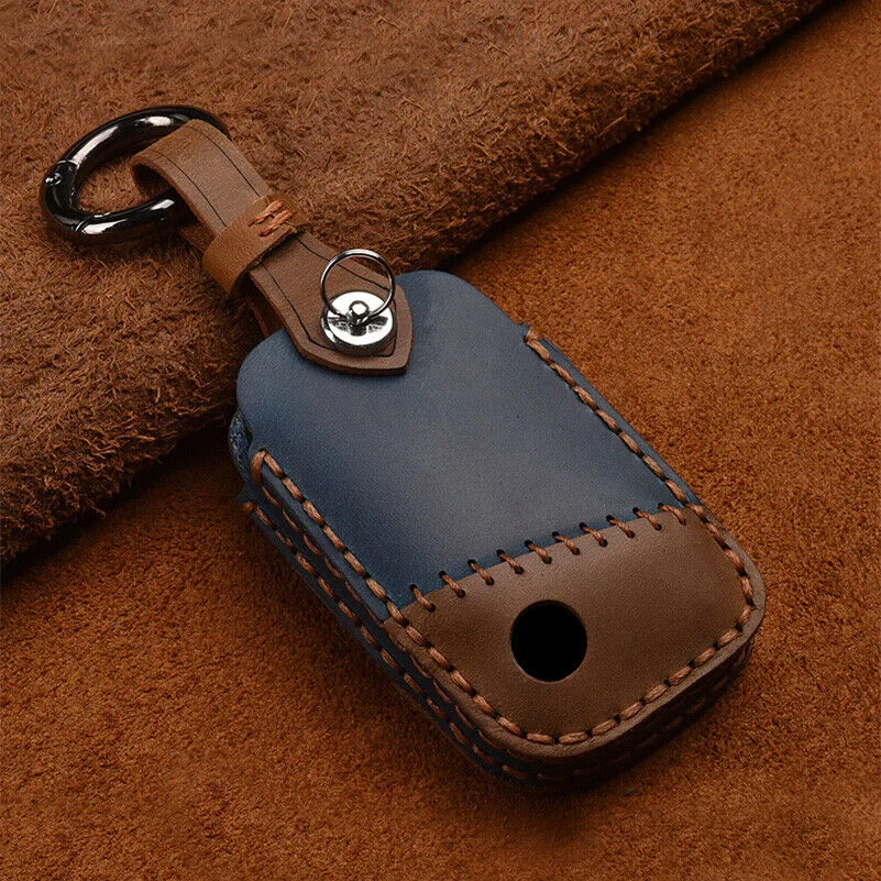 

New Leather Key Cover Remote Case Shell For VW PASSAT 2015 - 2020 B8 Skoda Kodiaq Superb A7 car key case key holder