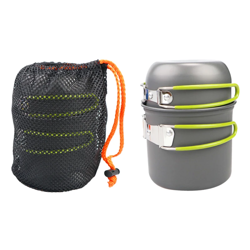 

Ultralight Camping Cookware Utensils Outdoor Tableware set Hiking Picnic Backpacking Camping Tableware Pot Pan 1-2persons