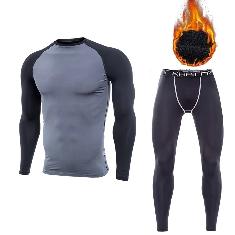 Новое поступление 2019 термобелье для мужчин с длинным рукавом флисовое нижнее