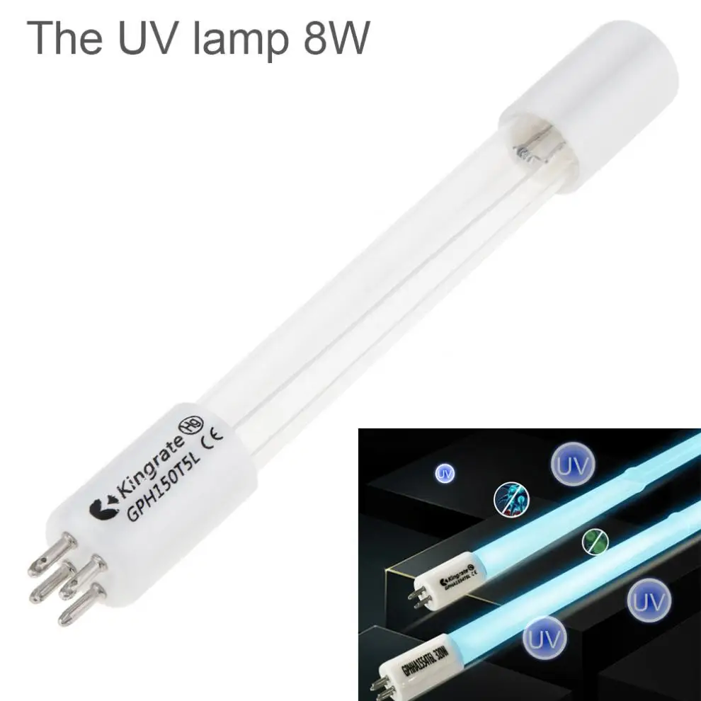 УФ-стерилизатор T5 GPH150T5L ламсветильник с односторонним фильтром и 4 иглами для