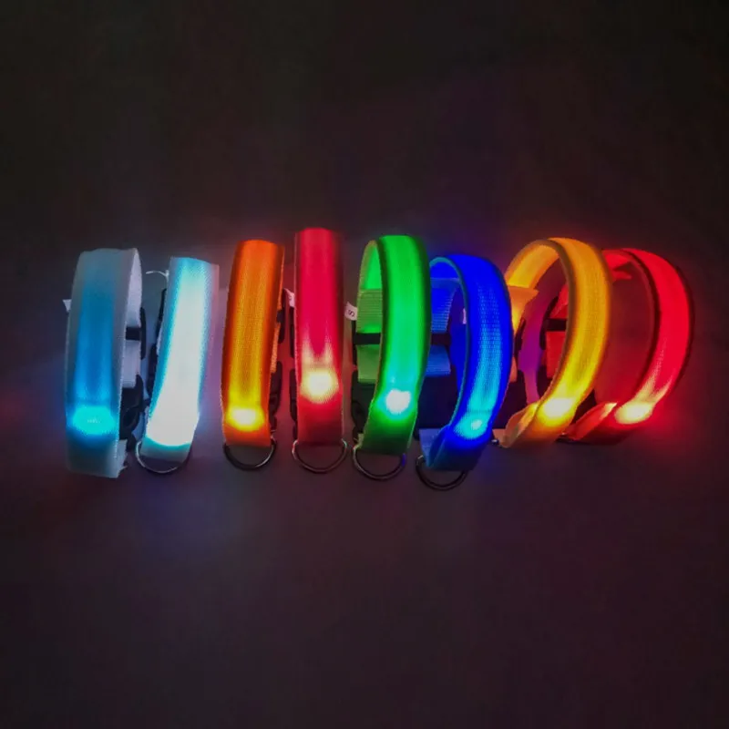 

Pet LED Luminous Collar Pets Accessories Cat Dog USB Charging Collars Dog Colorful Led Night Indoor Outdoor Puppy supplies