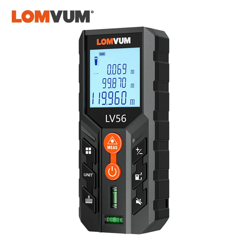 

LOMVUM Laser Distance Meter Rangefinder Laser Tape Measure Trena Laser Tape Roulette Angle Measurement Rule