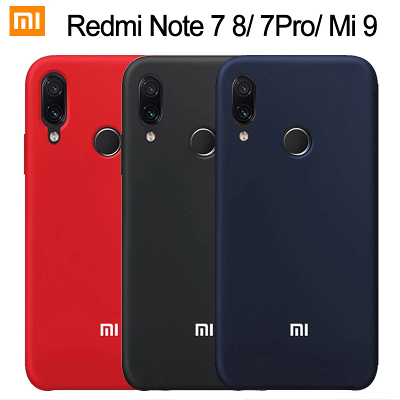 Xiao mi Red Note 7 Чехол жидкий силиконовый мягкий защитный чехол Xiaomi 9 9T 8 SE A2 Lite красный 6
