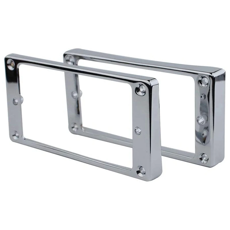

1 Set Bridge Double Locking System Pulled Electric Guitar String Bridge & 1 Set Pickup Mounting Ring Kit-Pickup Cover