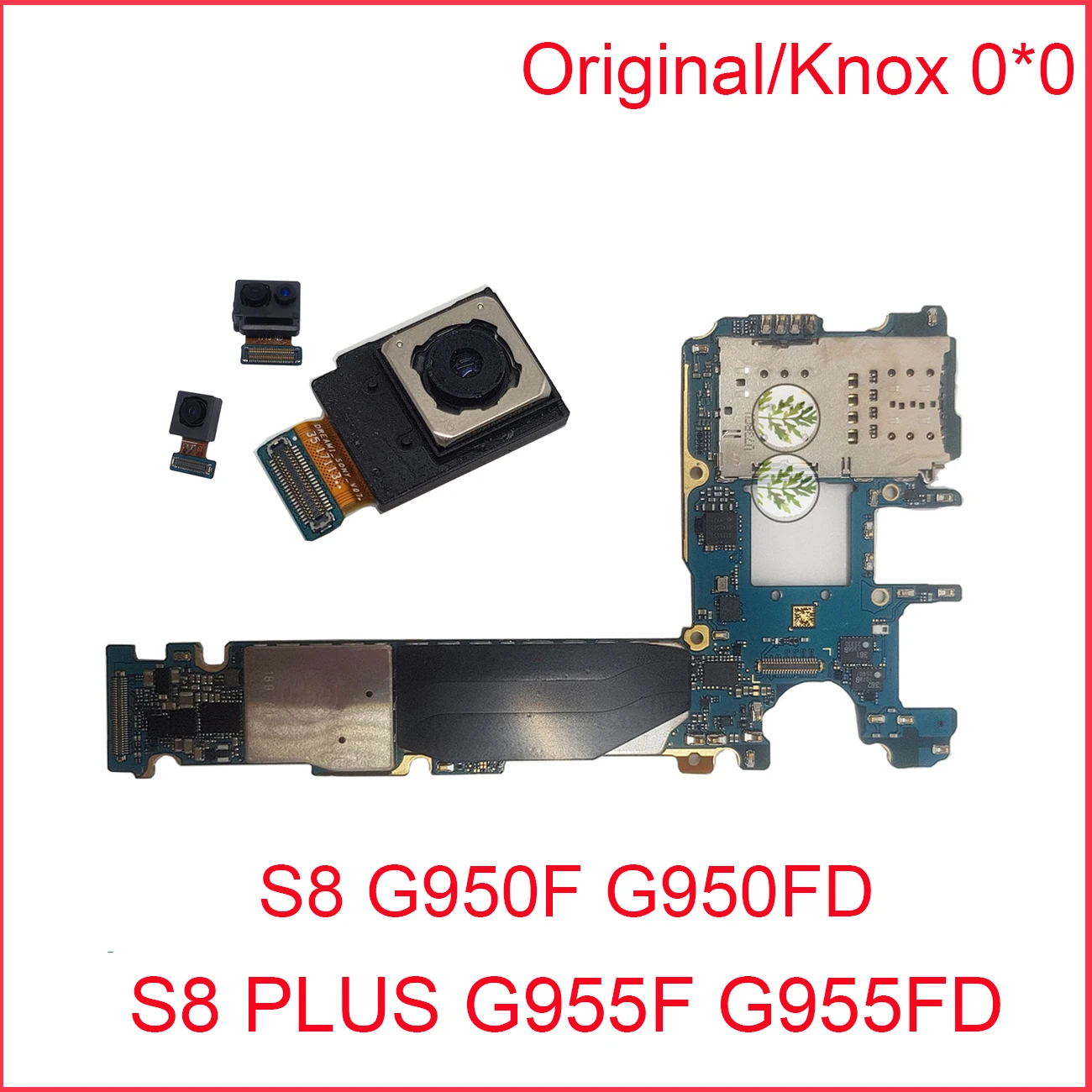 Оригинальная разблокированная материнская плата для Samsung Galaxy S8 G950F G950FD Plus G955F G955FD
