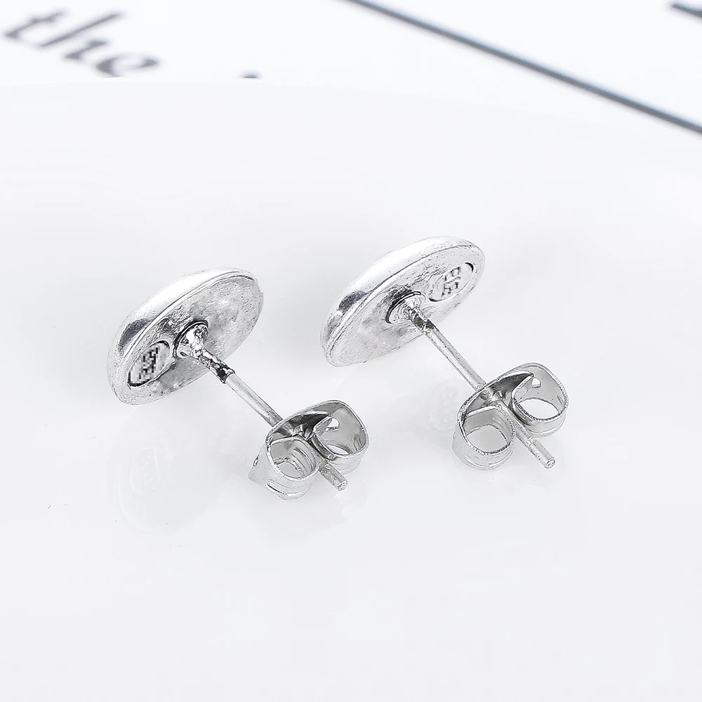 Серьги с круглыми шинами для мужчин и женщин панк готика Будда стандартные