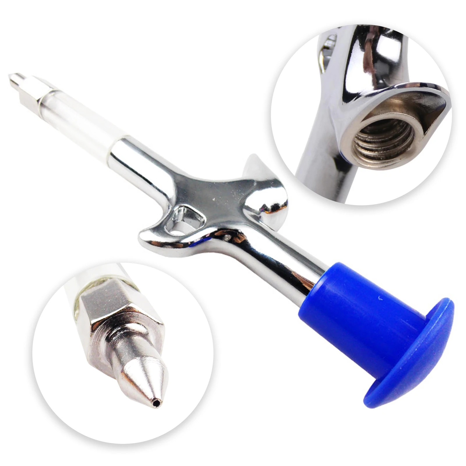 

Alloy Grease Tool Mini Nozzle Outdoor Riding Accessories Bicycle Lubricator Aluminum Bicycle Accessories Hand Upkeep Chain Tools