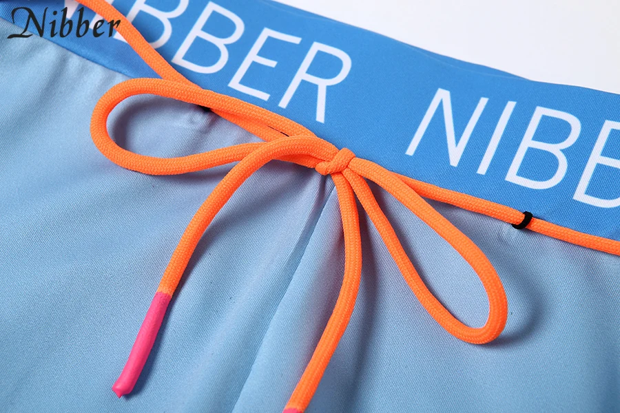 Nibber черная Лоскутная Спортивная одежда для отдыха, комплекты из 2 предметов, Женские Эластичные Обтягивающие Леггинсы с принтом, укороченные топы, спортивные костюмы для бега