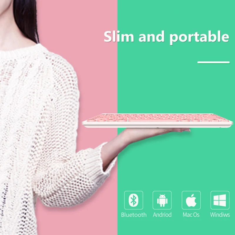 Портативная Беспроводная Bluetooth клавиатура для iPad 2 3 4 Air Новинка 2017 2018 Pro 9 7 дюймов