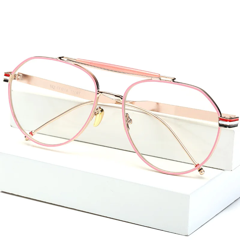 Авиация 149 мм женские очки оправа для женщин и мужчин двойной мост прозрачные