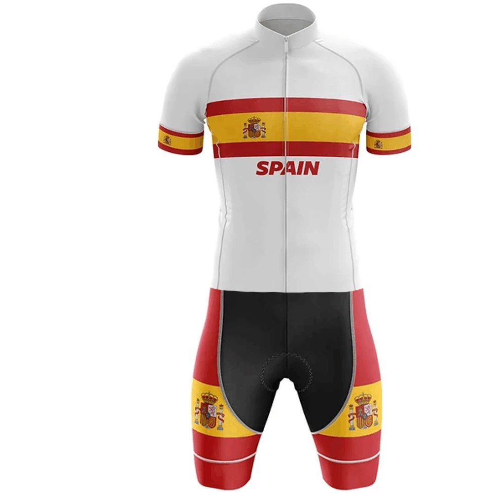 2020 испанский велосипедный мужской костюм tenue velo homme Быстросохнущий Костюм