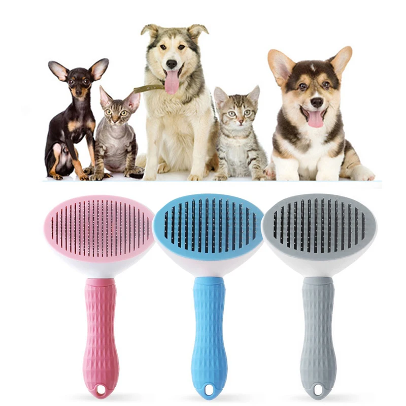 

Cat Dog Hair Removal Comb Pet Hair Treatment Brush Kittens And Puppies Teddy Open Knot Needle Combs Pets Cleaning Grooming Tools