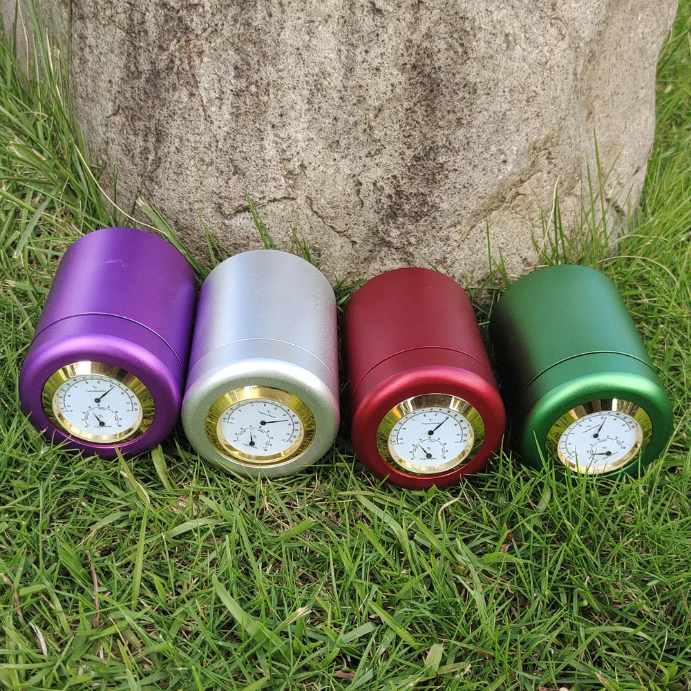 HORNET Air Craft Алюминиевый металлический контейнер для хранения с термометром и