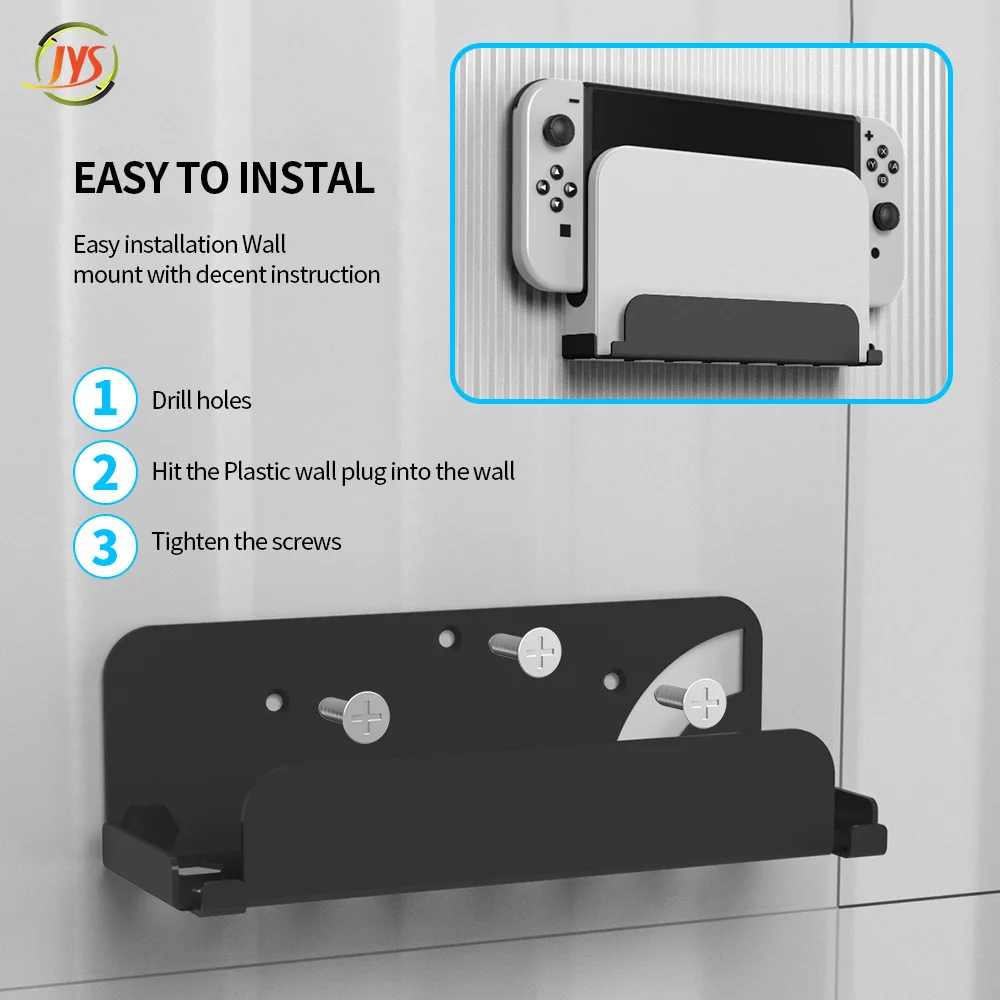 Suporte de Suporte de Parede Protetor para Nintendo Switch Console Dock Suporte Nitendo Interruptor Oled tv Doca Acessórios