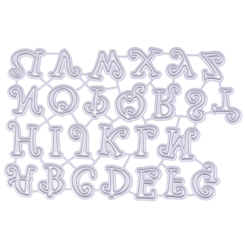 

Alphabet Letters Decoration Metal Steel Frames Cutting Dies DIY Scrap Booking Photo Album Embossing Paper Cards 10.2*6.9cm