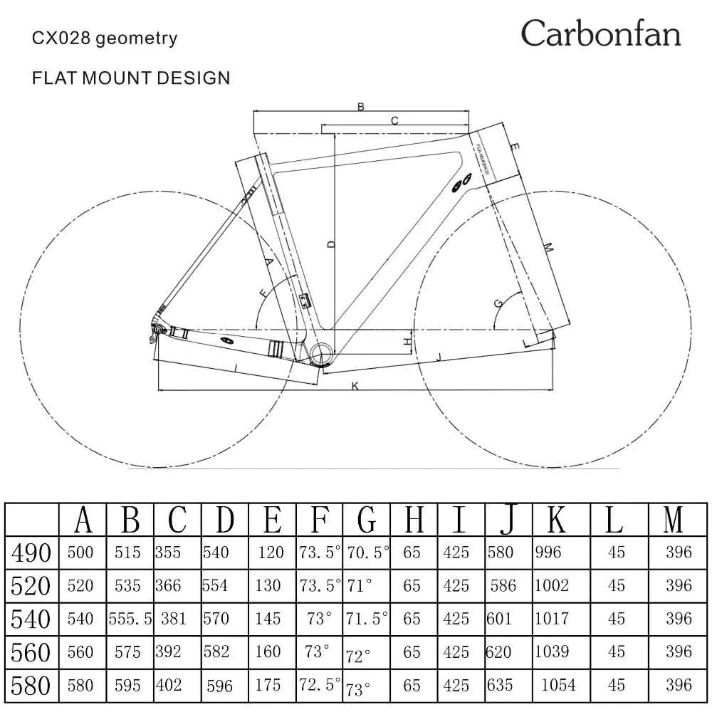 Углеродная рама циклокросса Carbonfan bikes Thru axle 700x38C di2 и механическая дисковая 135/142 мм