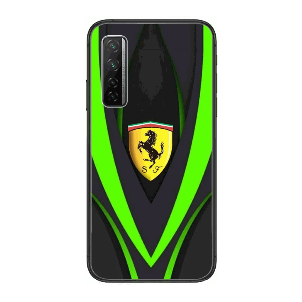 

Supercar Luxury car Ferrari Italy Phone Case For Huawei Nova p10 lite 7 6 5 4 3 Pro i p Smart ZBlack Etui 3D Coque Painting