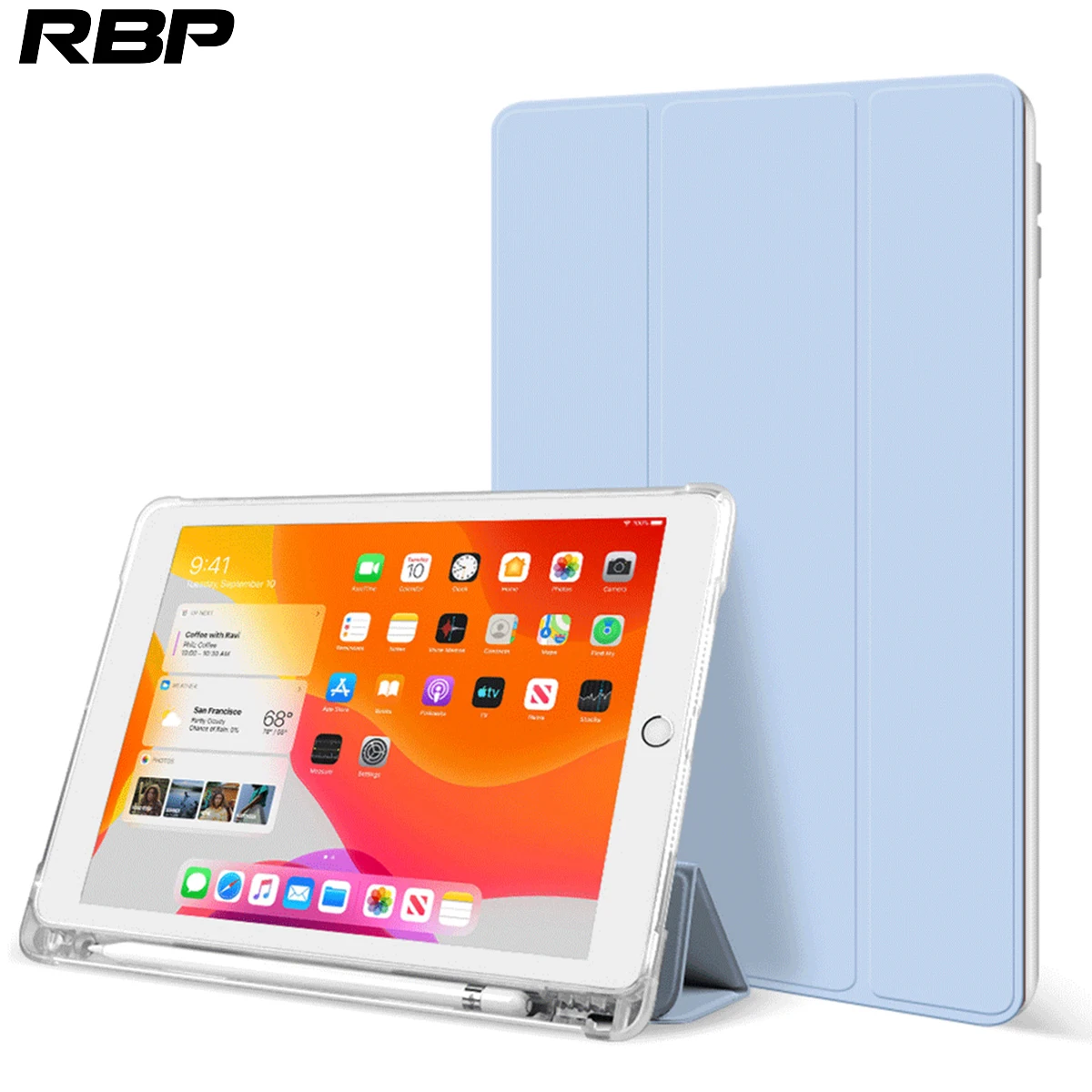 

RBP for iPad 9.7 Case for ipad ​5th/6th Generation Cases Translucent Frosted Back Protector for ipad 9.7 inch 2017/2018 Cover