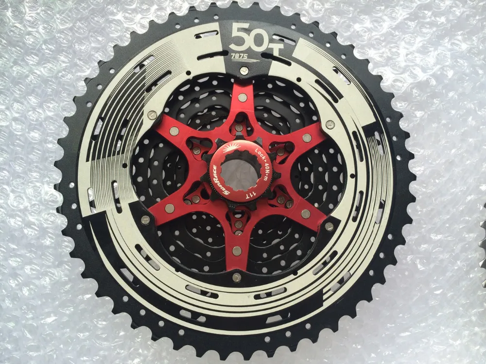 Велосипедная кассета Sunrace MTB 11 скоростей CSMX80 12 CSMZ90 маховик 50T совместим с