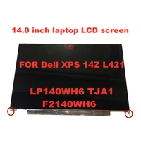 original lcd display for dell xps 14z screen lp140wh6 tja1 f2140wh6 laptop lcd screen 14 inch panel 1366 768 40pins