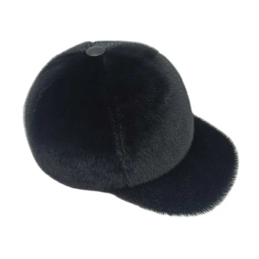 

Мужская бейсбольная Кепка из натурального меха с канадской печатью