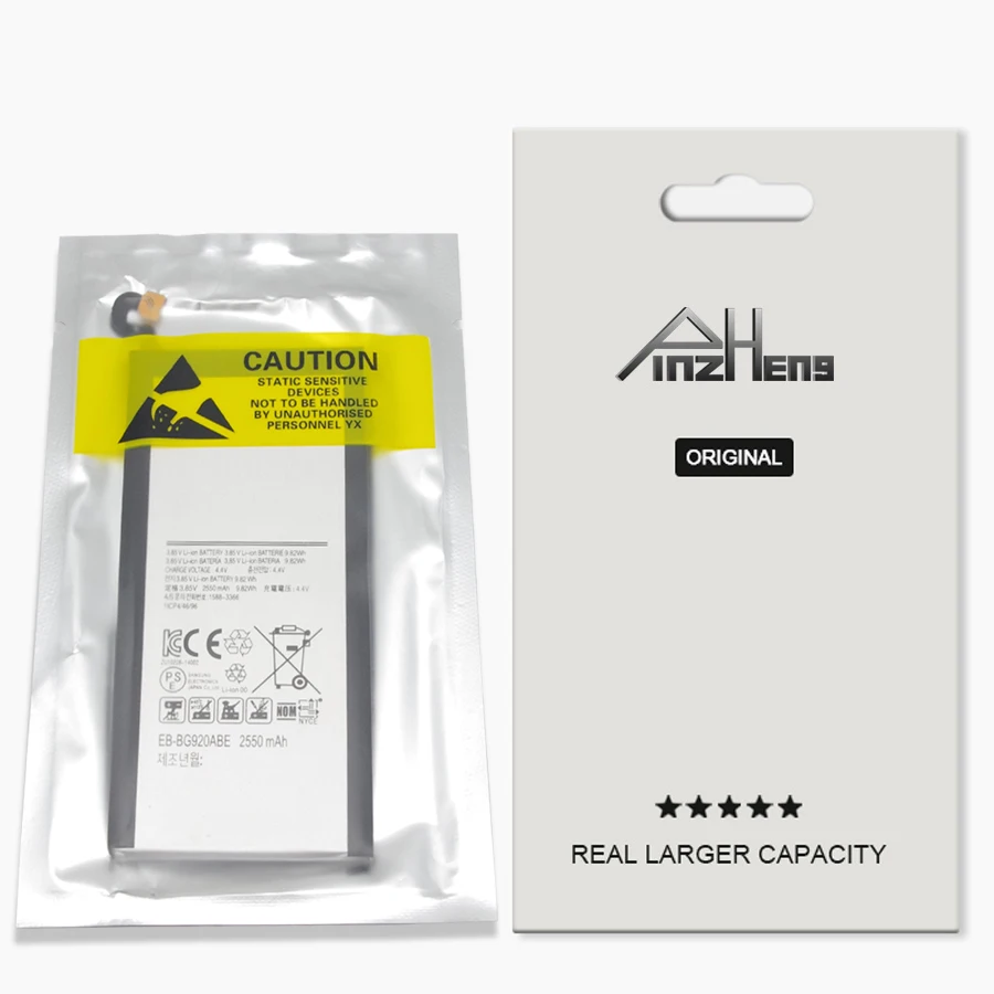PINZHENG EB-BG920ABE батарея для Samsung Galaxy S6 G920 G920F G920i G9200 G9208 G9209 Замена батареи с