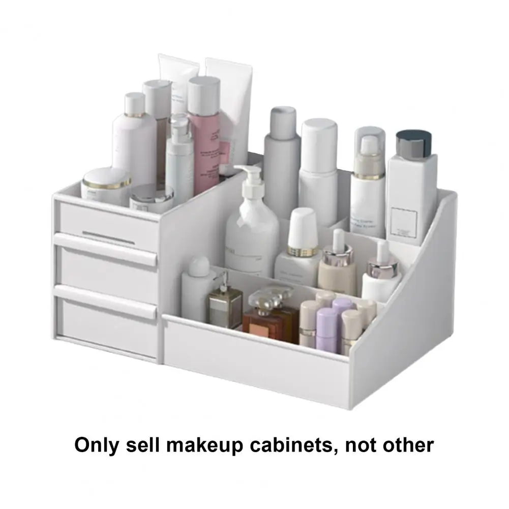 Waterproof Plastic Cosmetic Box with Drawers Desktop Storage Makeup Organizer for Home | Дом и сад