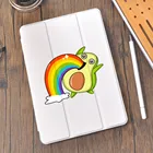 Роскошные авокадо для 10,2 iPad Чехол Air 4 Pro 10,9 2020 с держателем ручки 7th 8th поколения 12,9 Pro 2018 Mini 4 5 силиконовый чехол