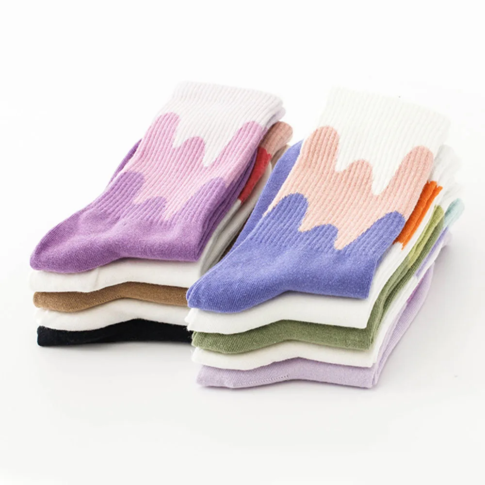 1 пара женские хлопковые гольфы 11 цветов | Женская одежда