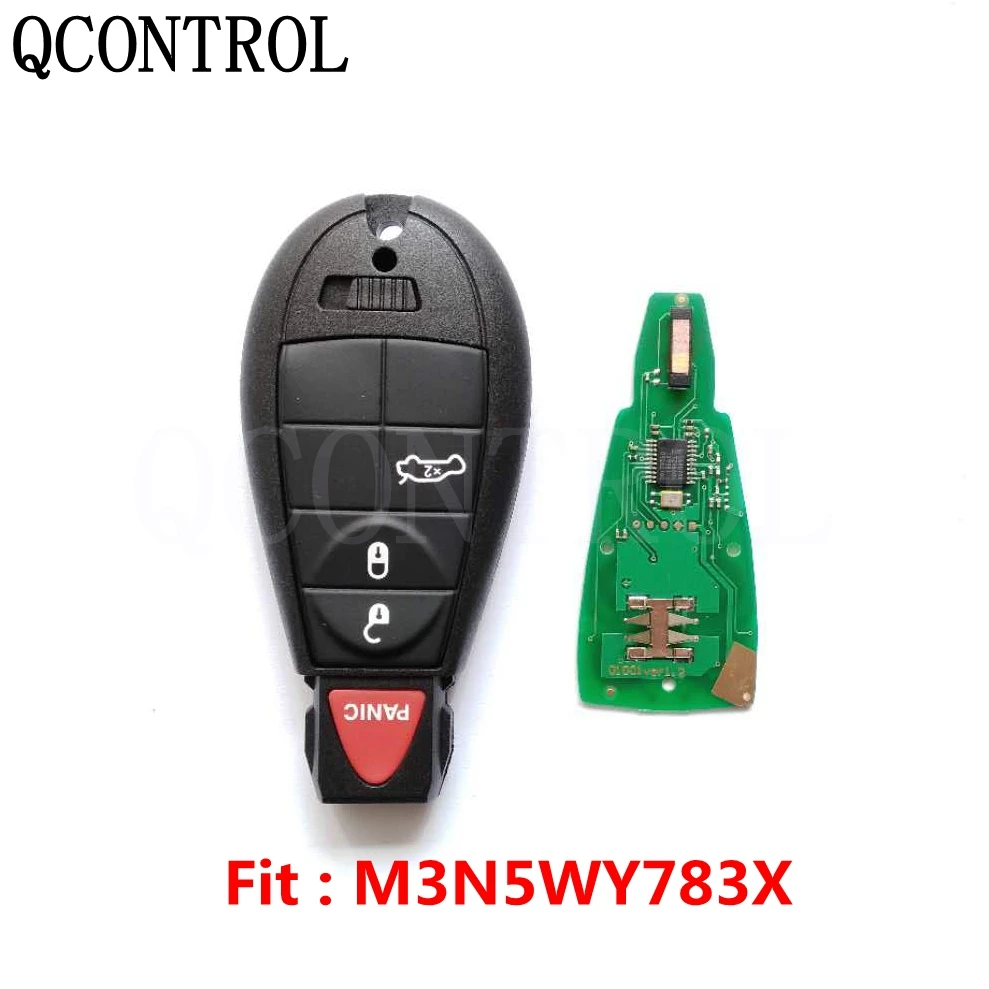 QCONTROL умный дистанционный ключ для JEEP Vehicle Commander Grand Cherokee FCC ID M3N5WY783X или IYZ-C01C |