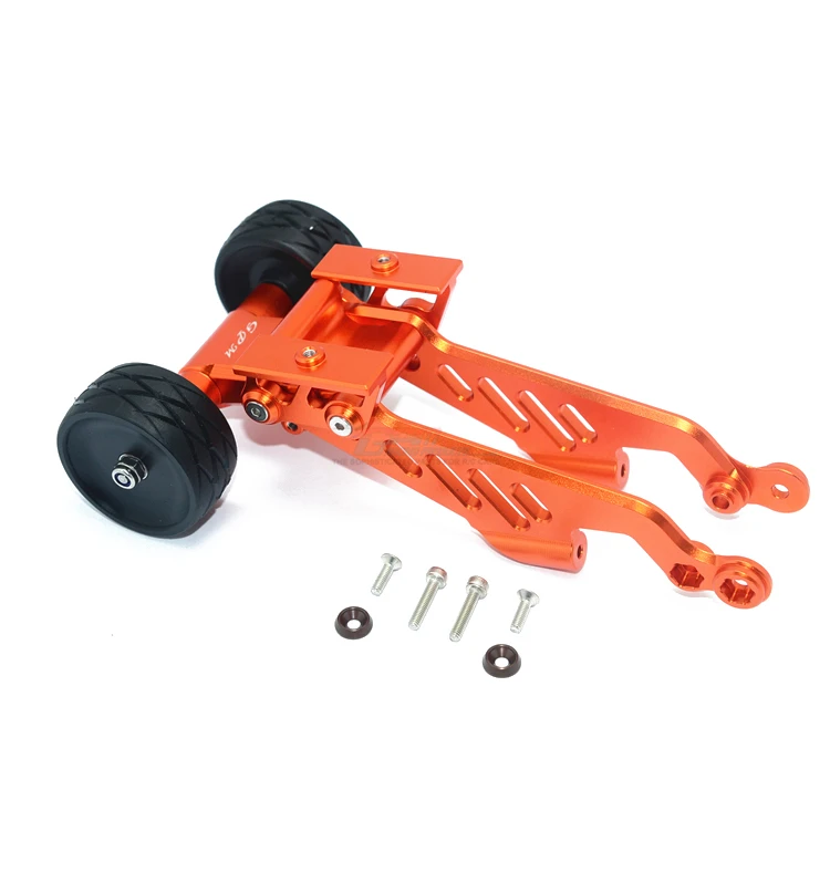 GPM ALUMINUM REAR WHEELIE WITH WING MOUNT For 1/8 ARRMA OUTCAST 6S BLX STUNT TRUCK RC Upgrade | Игрушки и хобби