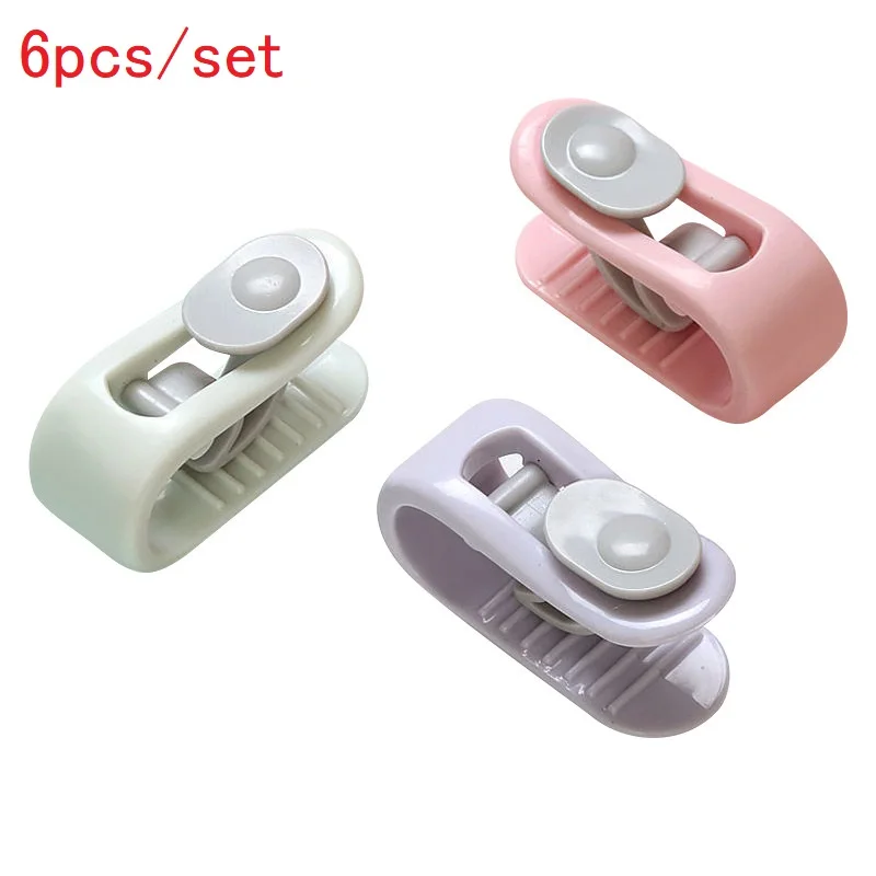

6 Pcs Non-slip Quilt Blanket Clip Duvet Quilt Clips Plastic Blankets Fastener Clip Cover Duvet Sheet Fixer Sleep Anti-run Device