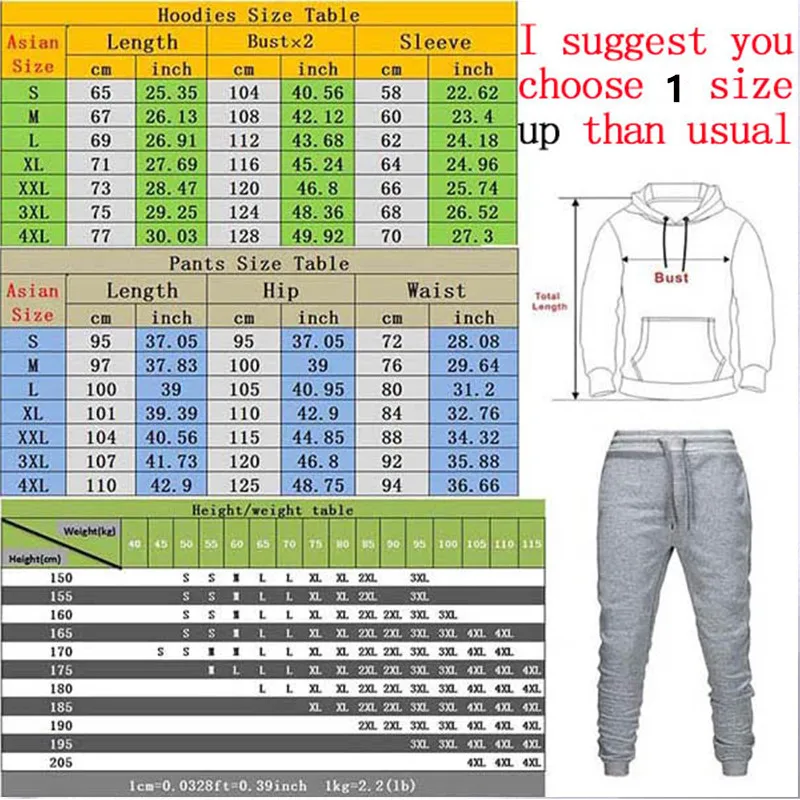 

Two Pieces Sets Men Clothing Autumn Winter Tracksuit Male Full Sleeve Hooded Hoodies Pants Outfit Casual Sweatshirts Ropa Hombre