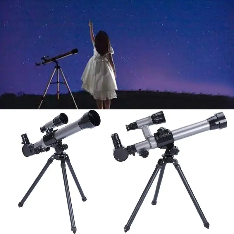 Outdoor Monocular Astronomical Telescope With Tripod Portable Toy Children