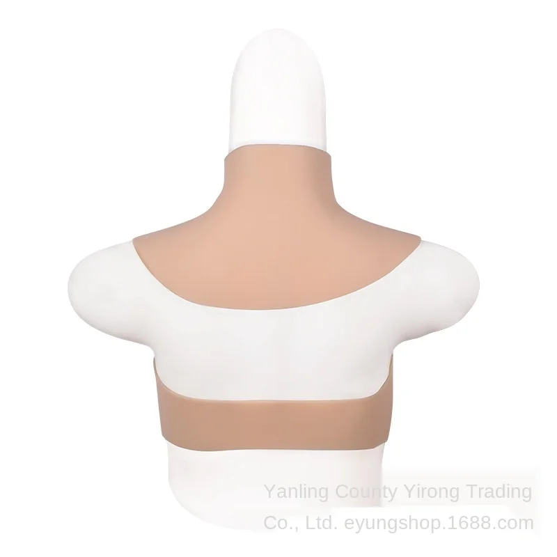Silicone Breast High Neck Hollow Breast Implant High Elastic Fake Breasts Fake Breasts Disguise Fake Breasts Multi Cups