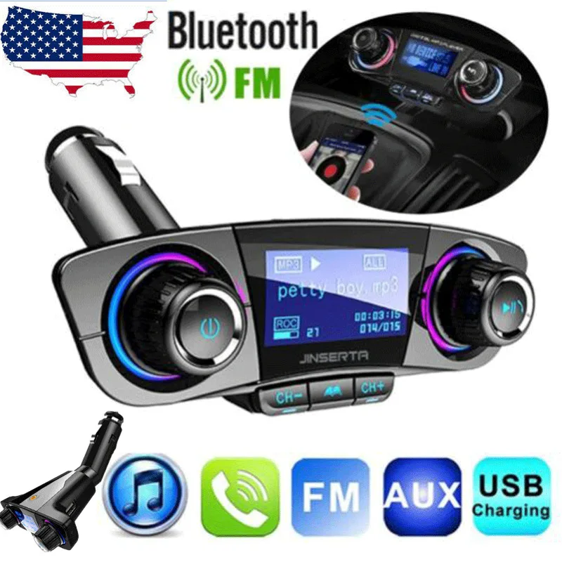 Bluetooth автомобильный fm-передатчик MP3-плеер Hands free радио комплект USB | Электроника