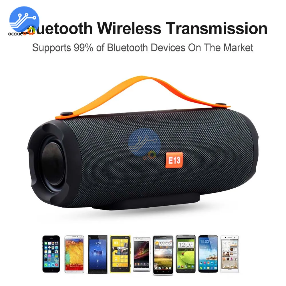 E13 портативный беспроводной bluetooth-динамик стерео радио музыкальный сабвуфер