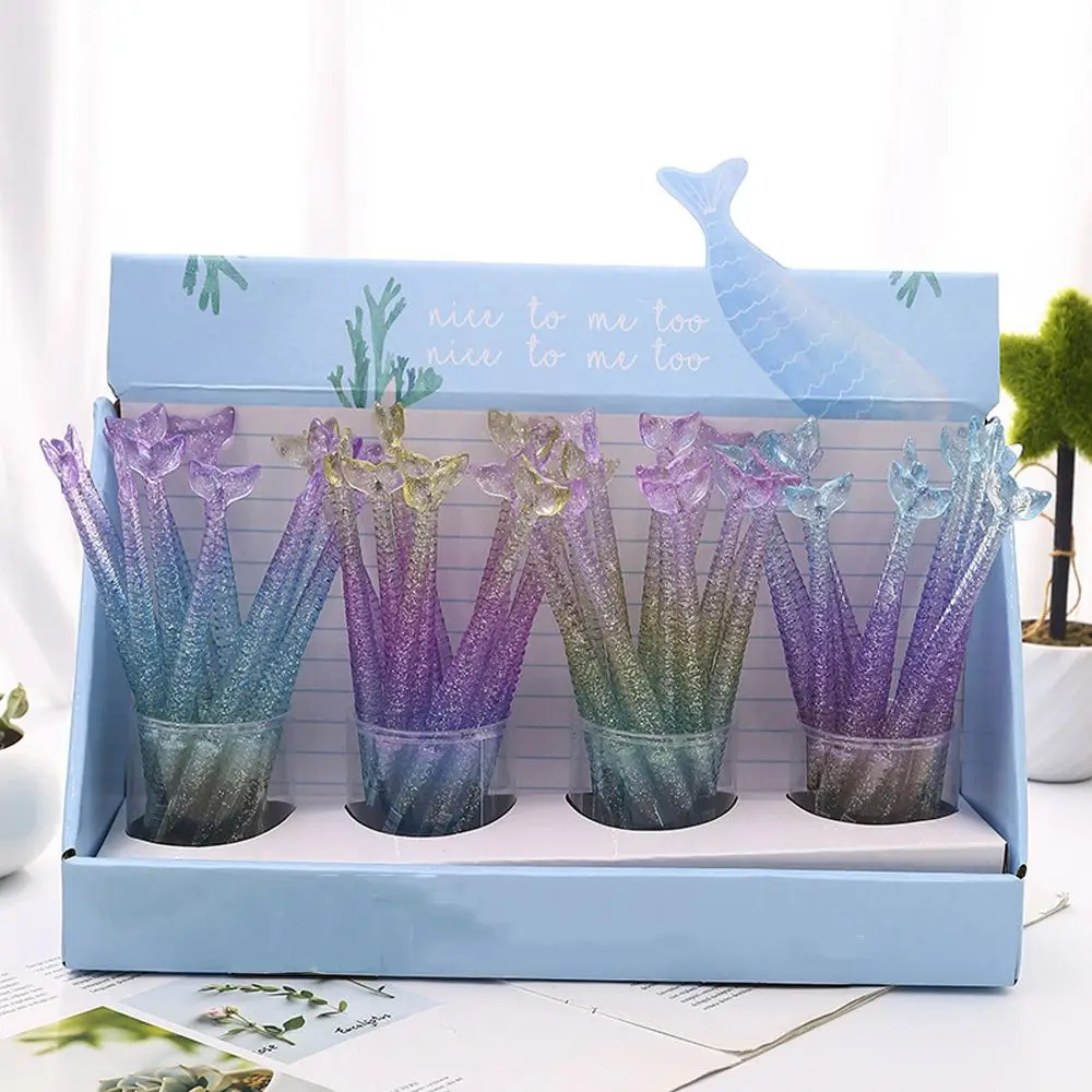 1 шт. 0 5 мм Черная гелевая ручка с чернилами милые ручки для подписи Papelaria школьные