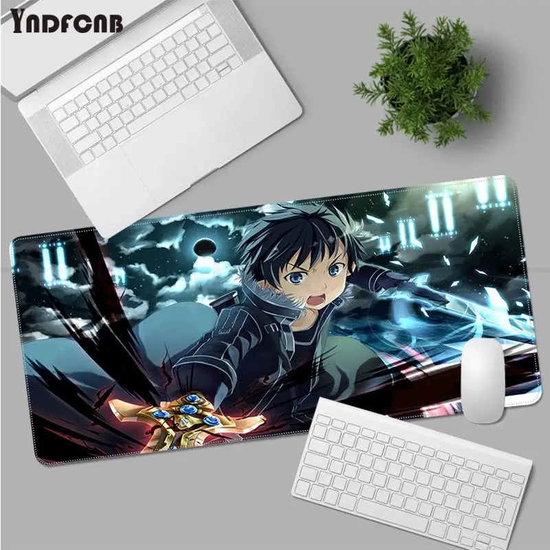 

YNDFCNB Sword Art Online Mouse pad PC Computer mat Size for Gaming Mousepads Deak Mat for overwatch/cs go/world of warcraft