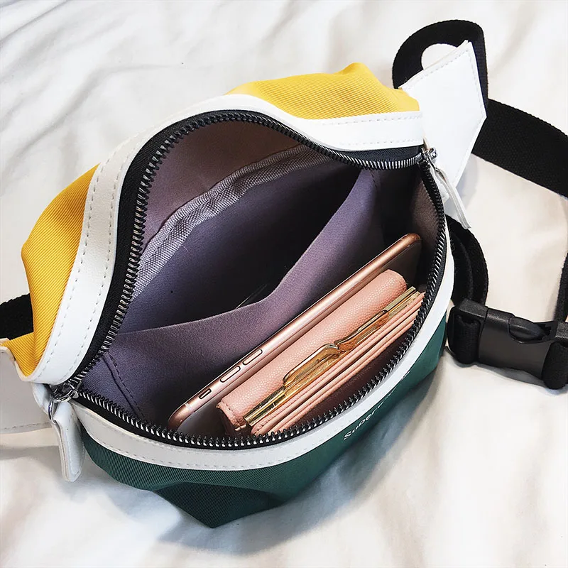 Новая женская поясная сумка модная Женская на бедрах вместительная нагрудная